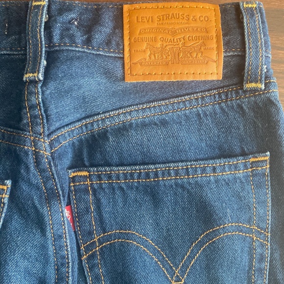 Levi's Blue Straight Leg Women's Pants - Picture 2 of 7